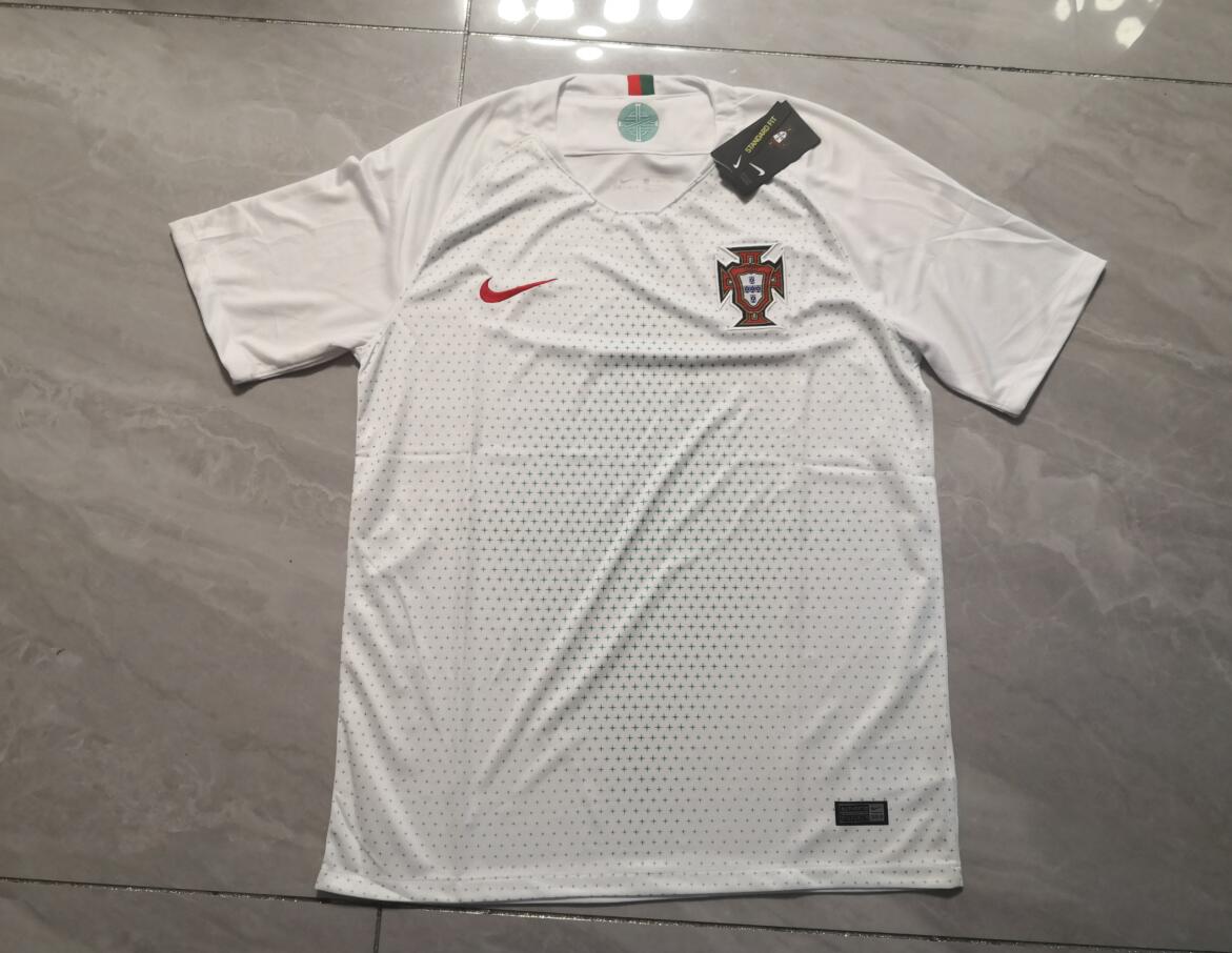 AAA Quality Portugal 2018 World Cup Away White Jersey